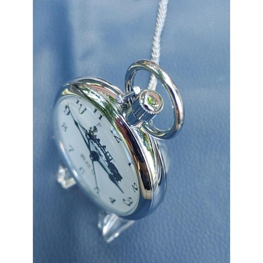 Used [Working/Rare] SEIKO Pocket Watch, Railway Watch 7C11-0010, Engraved with JR West (West Japan Railway Company), Limited Edition Dial
