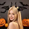 Halloween Bat Demon Ears Headband Cosplay Accessory Anime Con Sweet Gothic Hairpiece