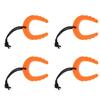 4Pcs Anti Pinch Door Clip Wedge Safety Stoppers Plastic Protector for Law Enforcement Door Stopper Alarm Emergency Fire
