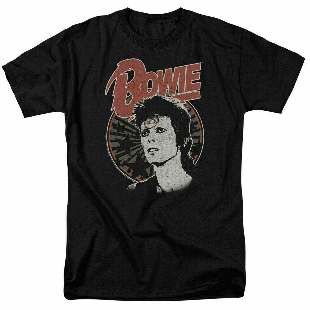 

26 David Bowie Space Oddity T Shirt Licensed Rock Band Merchandise Black Unisex T-Shirt XXXXL