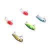5PCS With Hook Fishing Popper Lures 6.5cm 9g Fishing Lures Fishing Bait Set For Bass Fishing