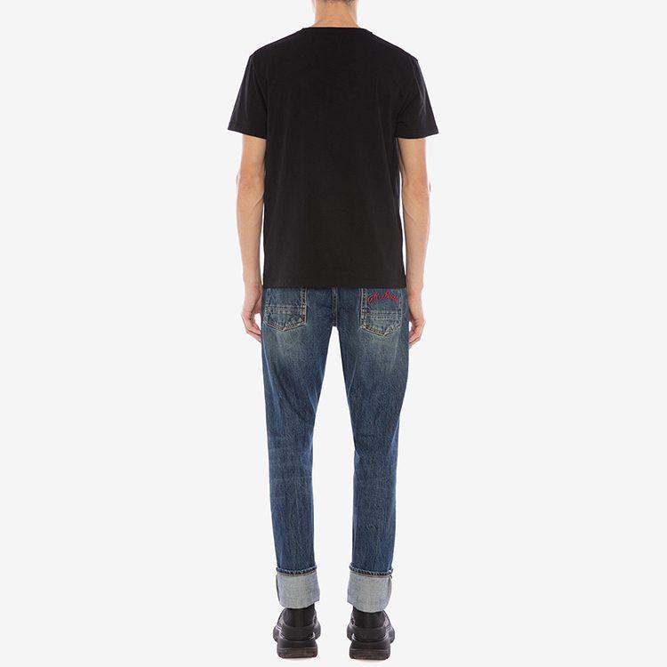 Alexander McQueen FW20 T Shirt Men's Black 622104QPZ570901