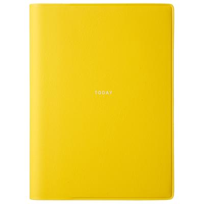 Laconic Pocket Log B7 PVC Yellow Diary, Size, Cover, (LPL04-YE) - Date-free Formatting.