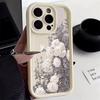 For Samsung Galaxy S25 Ultra S24 S23 S21 S20 FE S21 Plus A55 A54 A35 A15  Blue Rose Flower Pattern Phone Case Cover