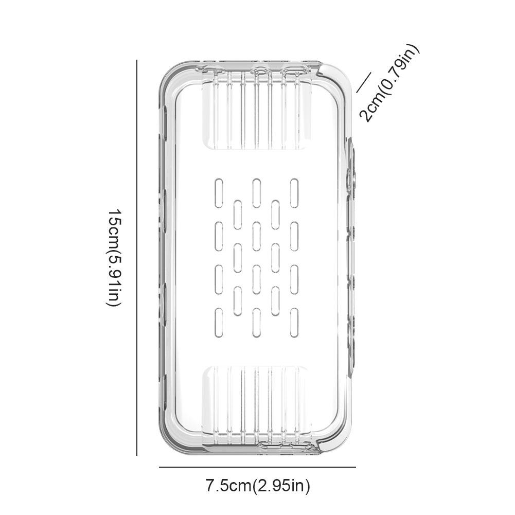 For ANBERNIC RG35XX H TPU Transparent Soft Rubber Protective Case Anti Fall And Anti Scratch Heat Dissipation Protective Shell