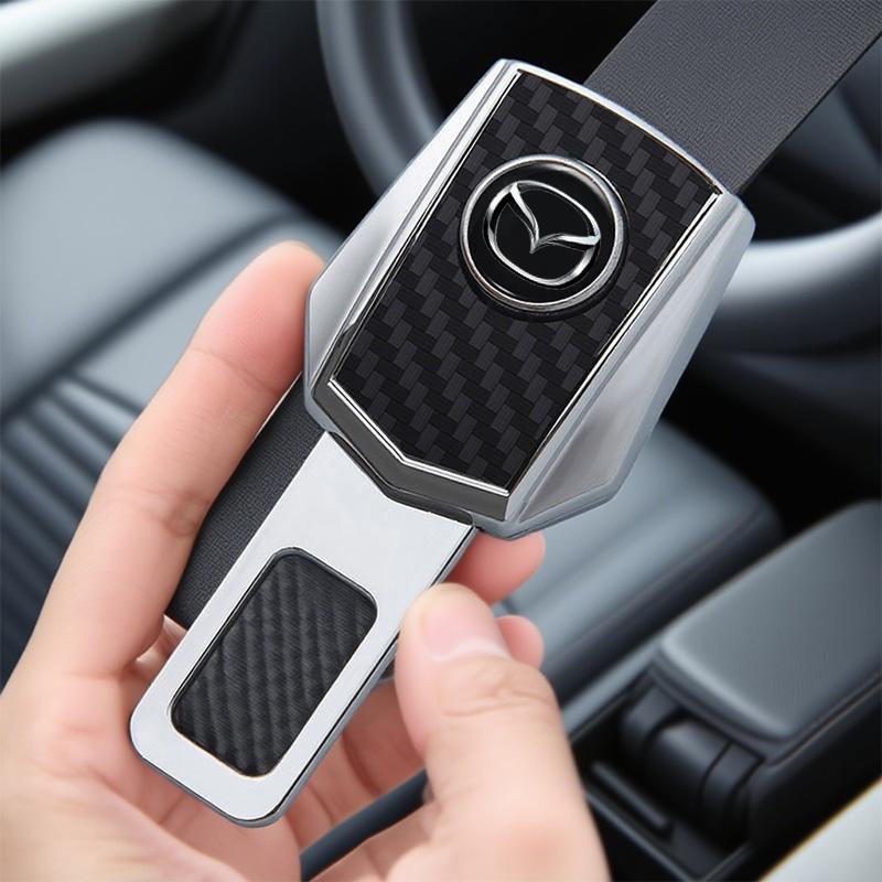 Car Seat Belt Clip Extender Alloy Seatbelt Lock Buckle Plug for Mazda 3 bk bl bj bn 323 Axela Atenza CX-3 CX-4 CX5 Accessories
