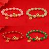 2026 Chinese Year of the Horse Lucky Bracelet for Women Fashion Crystal Beaded Zodiac Bracelets New Year Blessing Jewelry Gifts