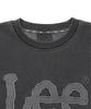 LEE Women Big Twitch Dyed Logo Sweatshirt Pigment Charcoal