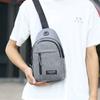 Multifunctional Men's Chest Bag Large Capacity Sports Waist Bag Shoulder Crossbody Bag  Business