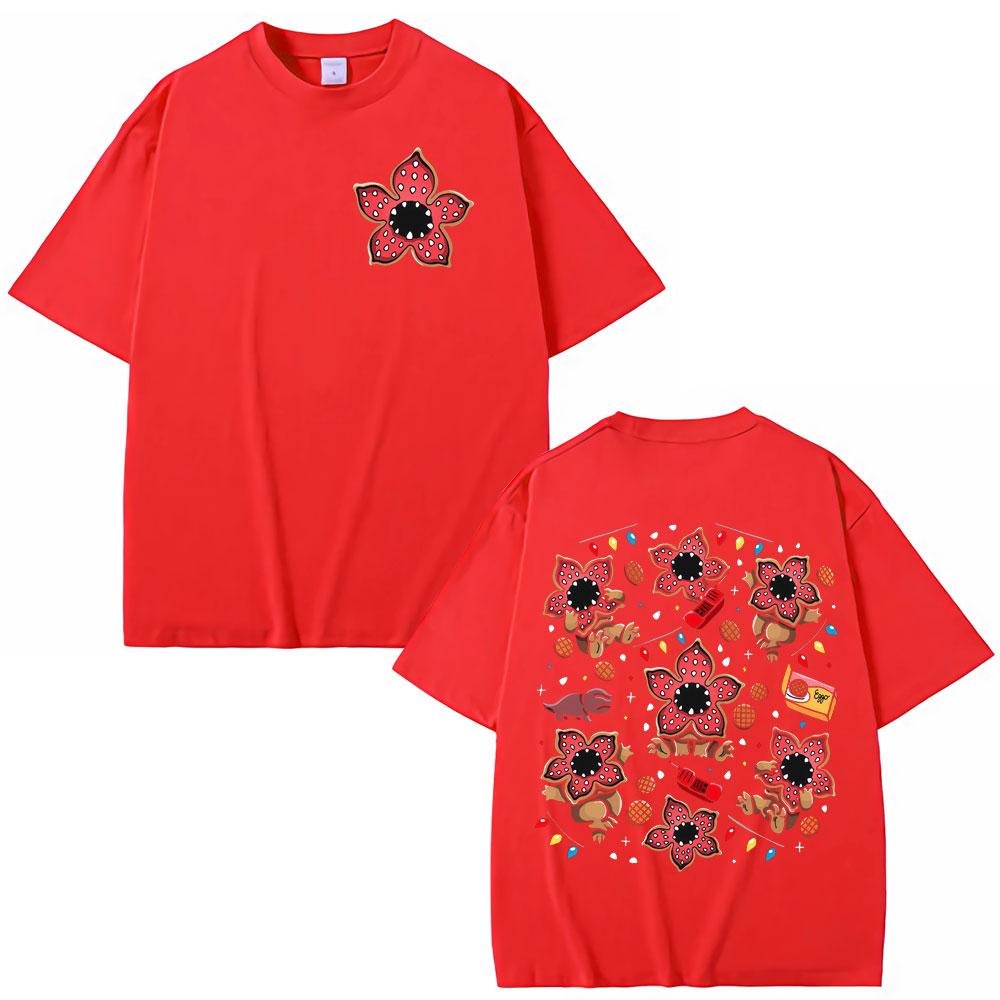 

Eddie Munson The Demogorgon Tshirt Cannibal Flower Monster Graphic T Shirt Unisex Women Clothing Cotton Casual Tshirts Streetwear S