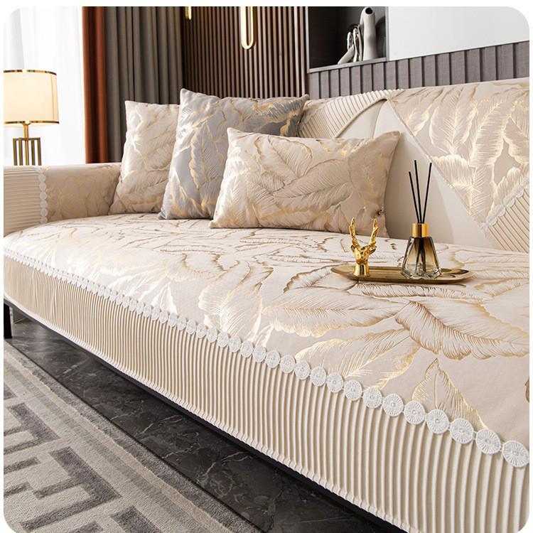 2025 Uniwersalna Poduszka na Sofę z Chenille - Antypoślizgowa, Czterosezonowa, Ekskluzywny Pokrowiec na Sofy Proste