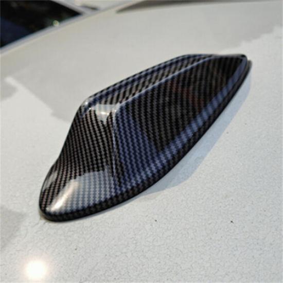Glossy ABS Carbon Fiber Car Top Antenna Decor Cover For BMW 3 G20  2024
