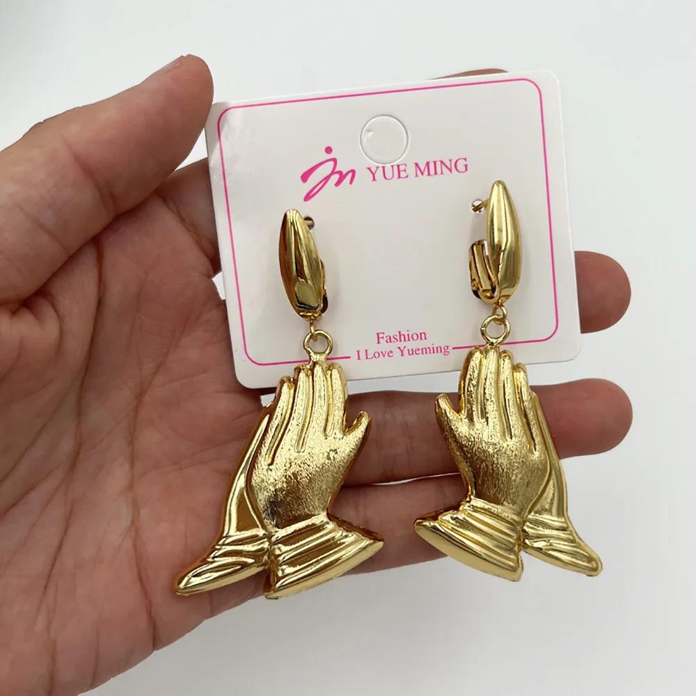 Дубайские Наборы Украшений Для Женщин Большие Серьги и Подвеска Ожерелье Набор из 2 Штук Нигерия Свадебные Вечеринки Аксессуары Подарки