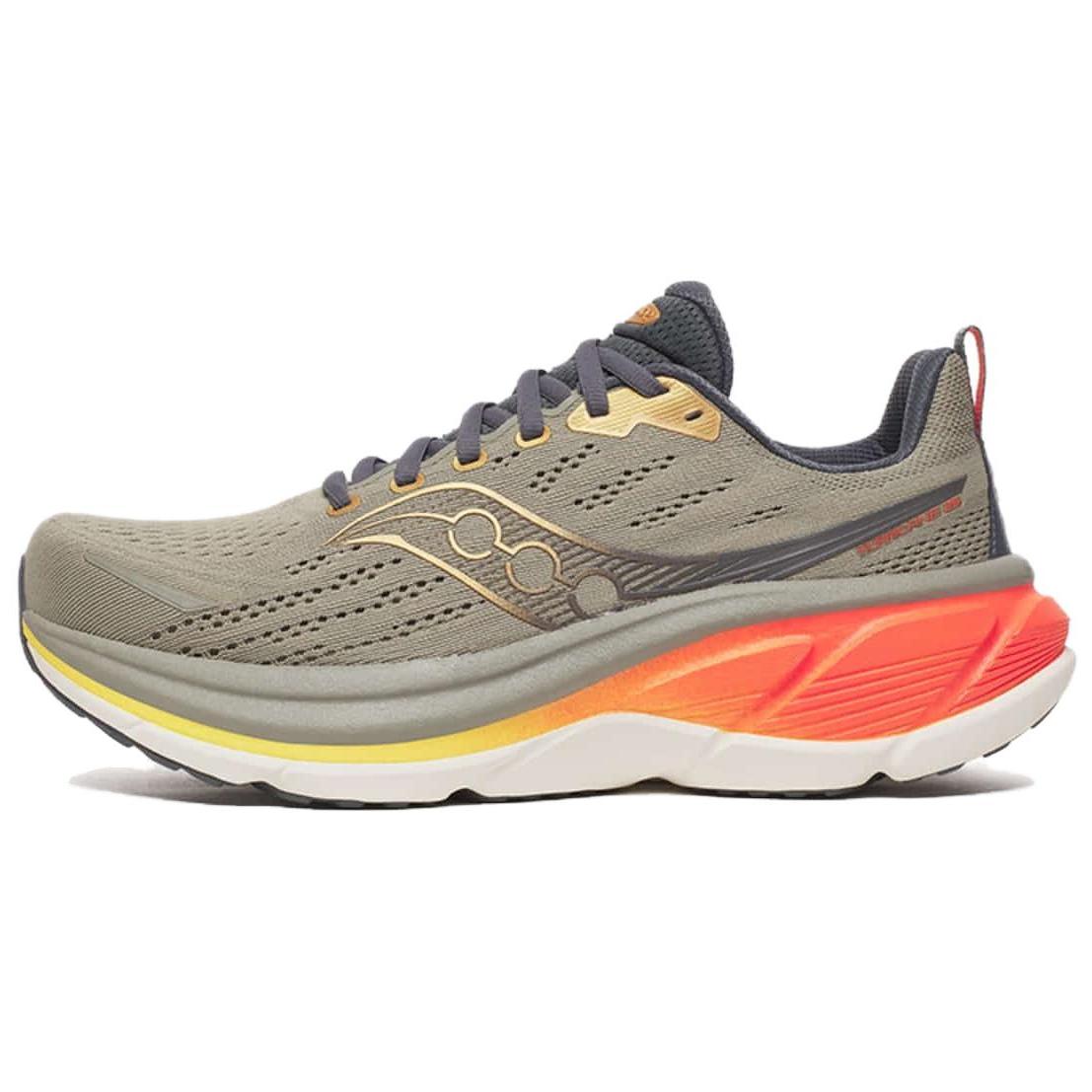 Saucony Hurricane 25 Comfortable Soft Casual Running Shoes Men sneaker Brown S21026-142 41