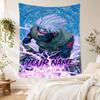 Naruto Character Customize Your Name Tapestry Lightweight Tapestry Easy To Hang Great for Camping Ideal for All Seasons Unique Gift for Family Friends