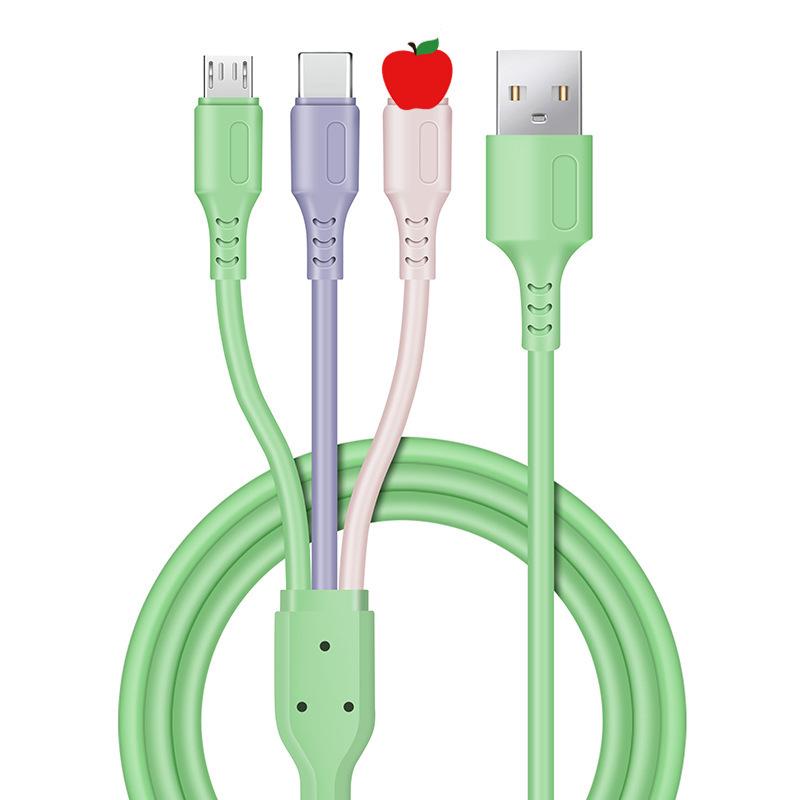 120W Fast Charging 4-in-1 Data Cable for Apple 15/16 & Huawei Dual Type-C, 6A