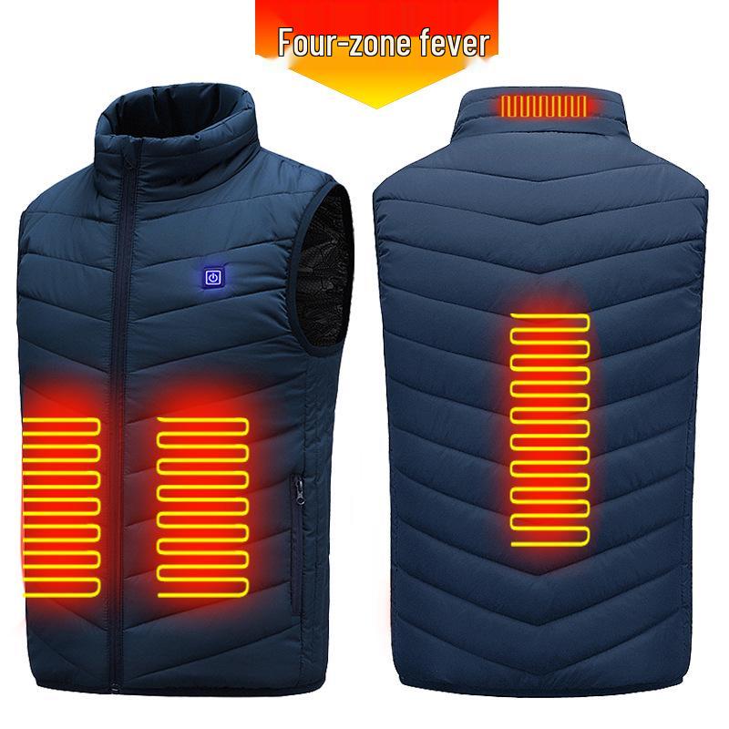 Smart Heating Vest with Graphene Technology – Available In 9, 13, 15, and 17 Heating Areas for Men & Women