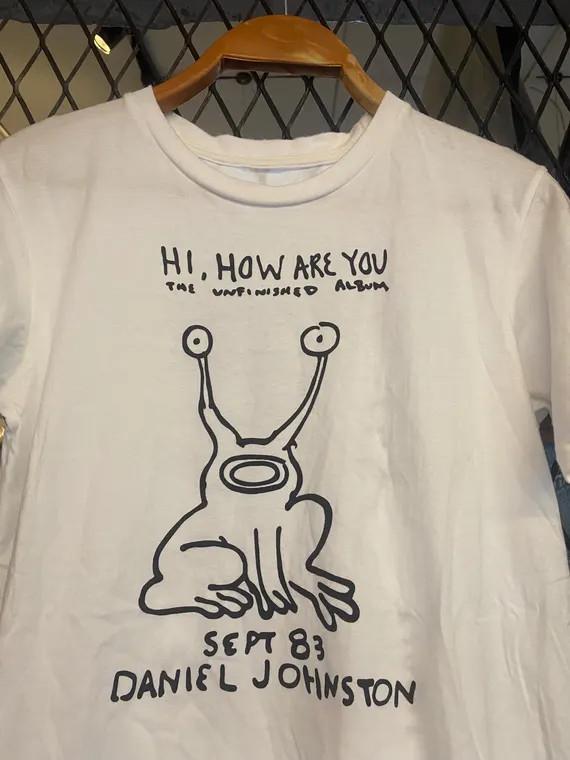 

Rare DANIEL JOHNSTONHi how are you Shirt Unisex Concert S to 5XL EL0273 Unisex T-Shirt XXXXL