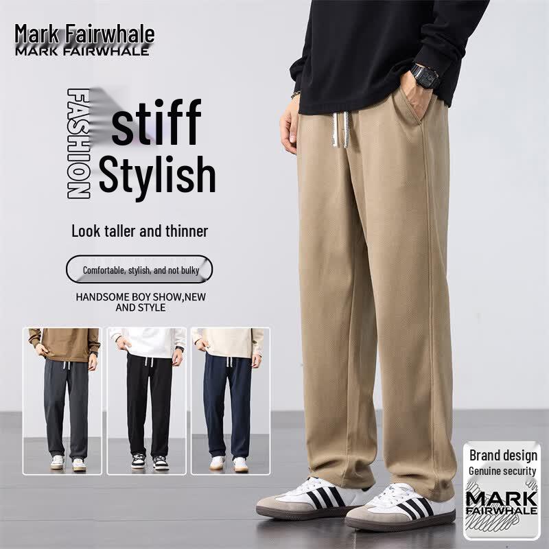 MARK FAIRWHALE Men's Loose Straight Casual Sport Pants