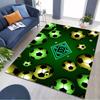 Borussia Mönchengladbach Fußball Ball Druck Bereich Teppich Rutschfester Rechteckiger Bodenmatte Fußball Fan Spielzimmer Wohnzimmer Schlafzimmer Heimdeko Teppich