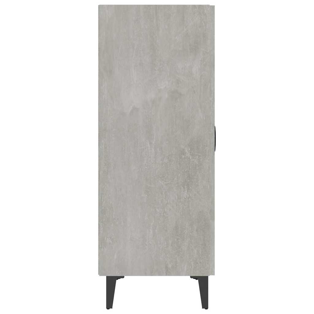 vidaXL Sideboard Concrete Grey 70x34x90 Cm Wood-based Panel