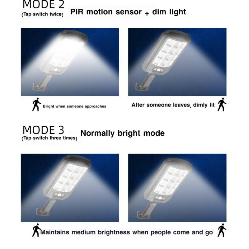 Solar-LED-Außenwandleuchten, Körperinduktionslichter für Hof, Garten, Terrasse, Garagentor, Straßenbeleuchtung