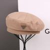 Spring and autumn show face small beret children fashion students versatile big head circumference painter hat casual bud hat