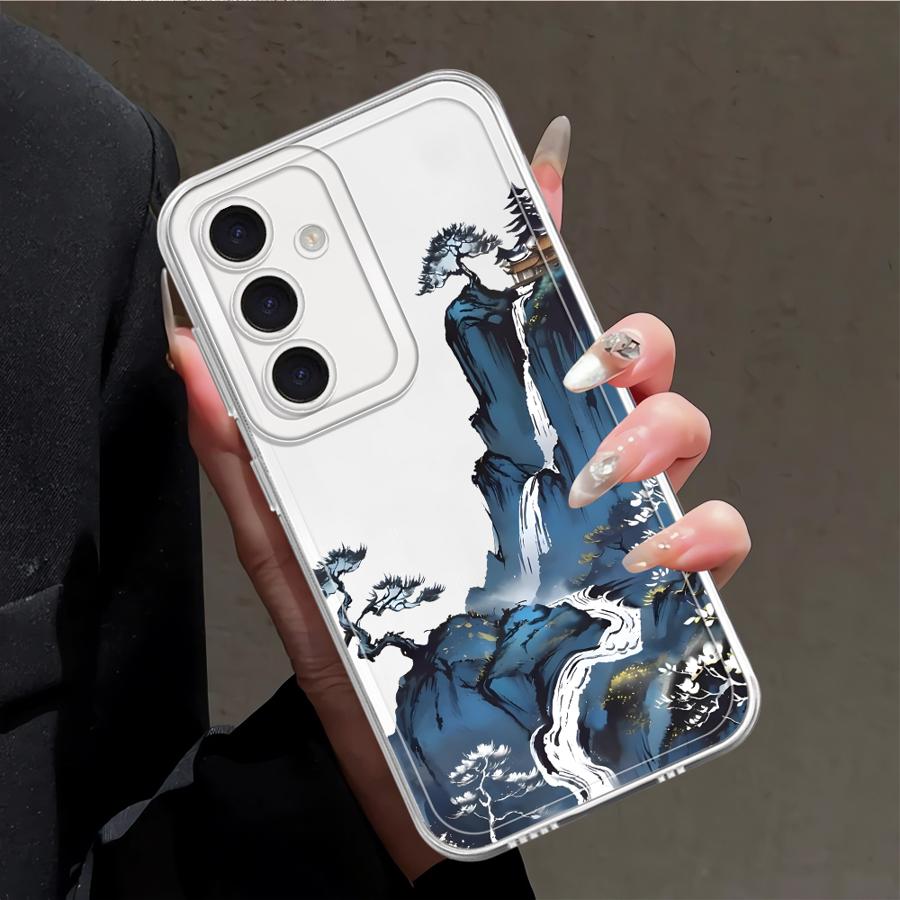 Case for Samsung Galaxy A57 A52 A52 A17 A54 A15 A26 A24 A36 A37 A56 A25 A51 A14 A16 A34 A35 A55 Phone Cover A33 A50 Mountain Art