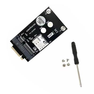 Key B zu mPCIE Entwicklungsboard Key B NGFF zu mPCIE 4G 5G Konverterkarten mit Steckplatz für 3042/3052 Key B