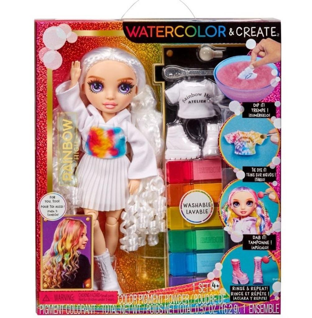 Rainbow High Watercolor & Create New Td Purple