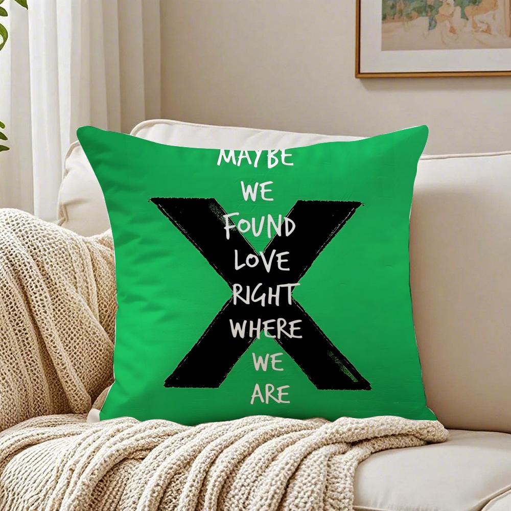 singer pop EEd SSheeran Cushion Cover Pillowcase Antidustmite living Room Sofa Decor Cushion Room