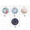 Cotton Linen Cloth Embroidery Starter Kit Flower Printed DIY Cross Stitch Set Non Finished Products Merry Christmas