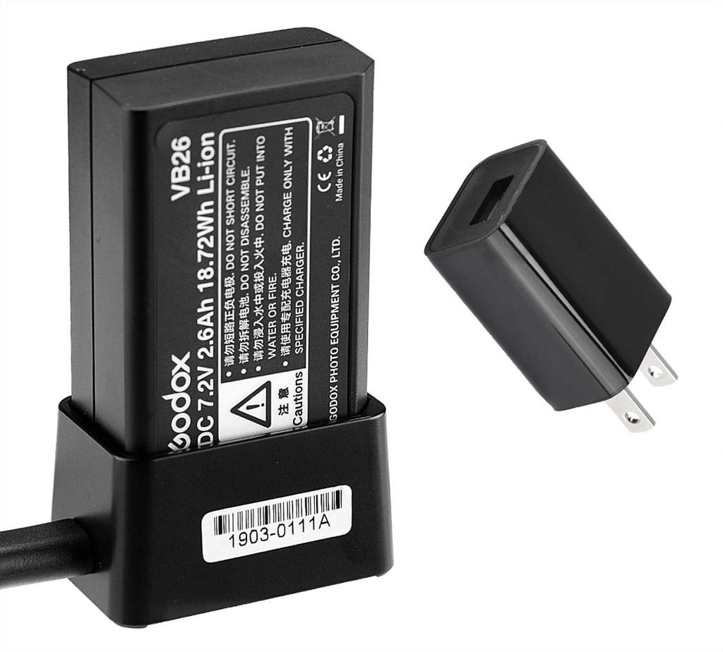 Godox TTL Flash Strobe for Round Japanese Instruction Manual V1-N Nikon, 76W, 2.4G Wireless, Head, HSS1/8000s, [Used]