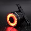 Bike Tail Light Smart Bike Tail Sensing Light Cycling Brake Sensing Lamp for Riding Mountain Road Daily Commuting Camping