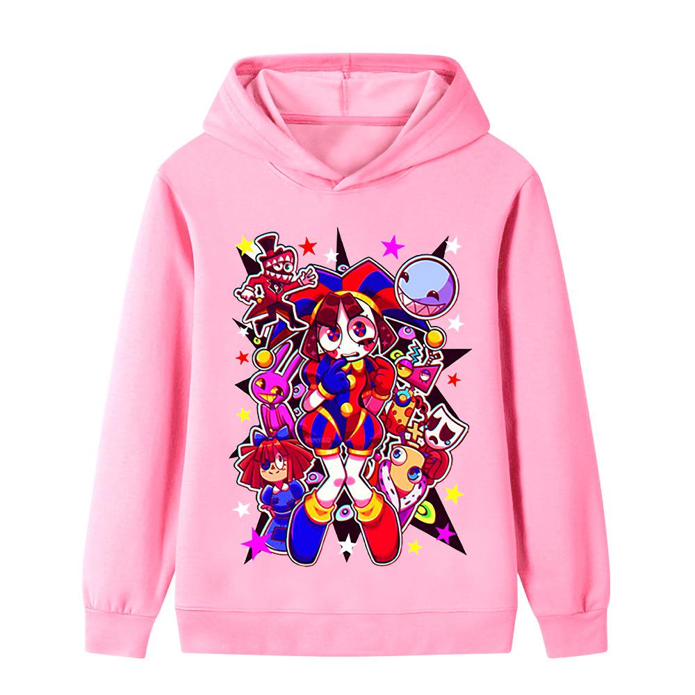 Цифровой Цирк Веселый мультяшный штамп модный длинный комический топ 110