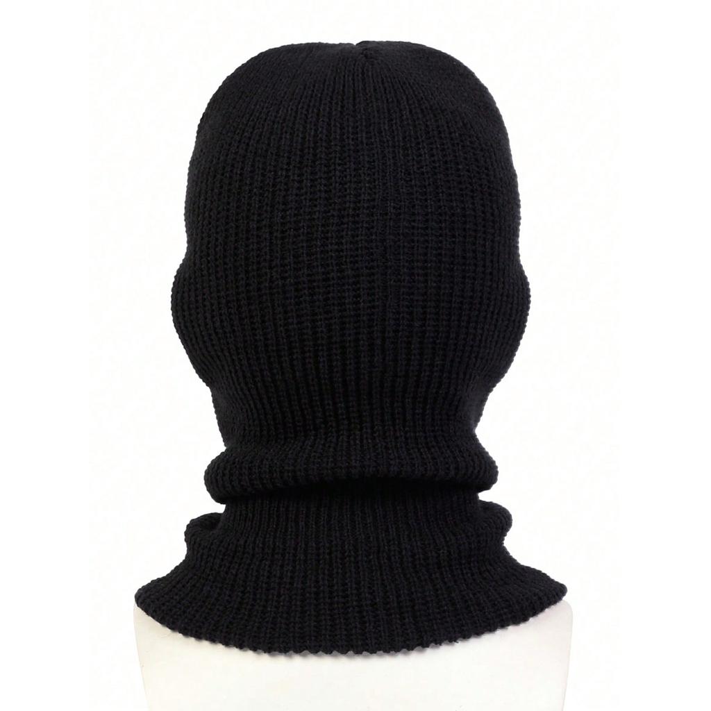Unisex Alien Cross Shed Tears Embroidery Balaclava Hat Winter Warm Cold Cap Windproof Knitted Caps Spring Autumn Outdoor Sport Travel for Women Men