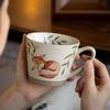 Fox Sleep Creative Mug Coarse Pottery Coffee Cup Latte Cup Beautiful Drinking Cup Girls Gift Export