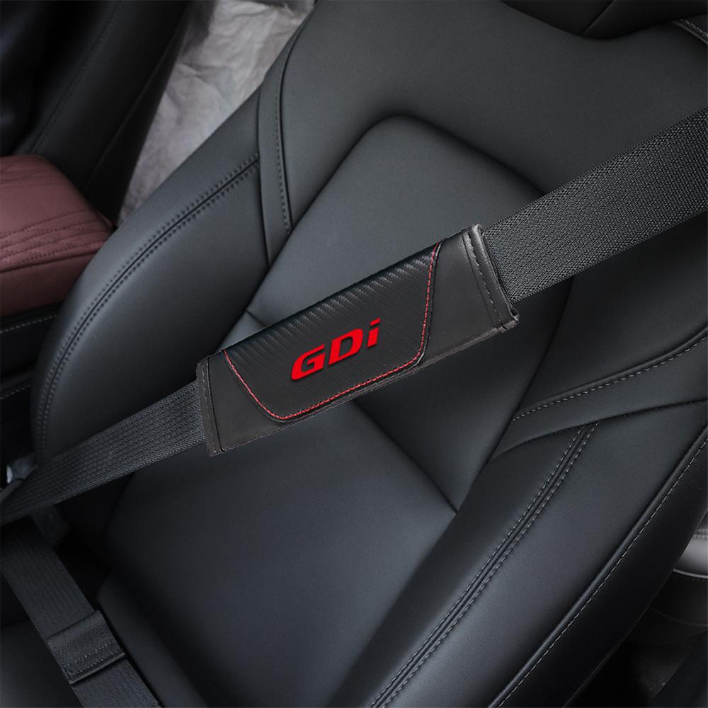 2PCS Car Safety Belt Protective Shoulder Pad For Hyundai GDI Tucson Sonata Palisade Elantra Wagon i20 i30 Azera Auto Accessories PP18