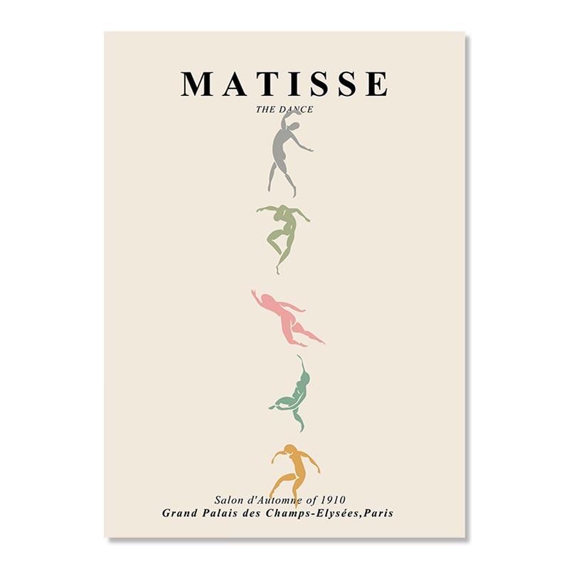 Henri Matisse Abstraktný koralový kvet Les Muses Nordic Plagáty a obrazy Nástenné maľby na plátne Obrazy do obývačky