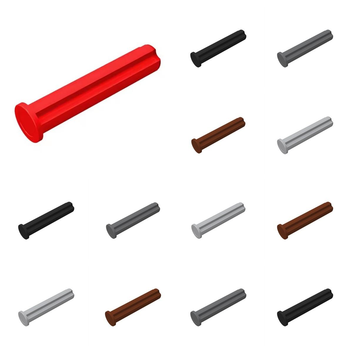 Interesting Toys Unisex Brown 50Pcs 24316 Axle 3L With Stop Bricks Collections Bulk Modular Gbc Toys For Technical Moc Diy Building Block Compatible