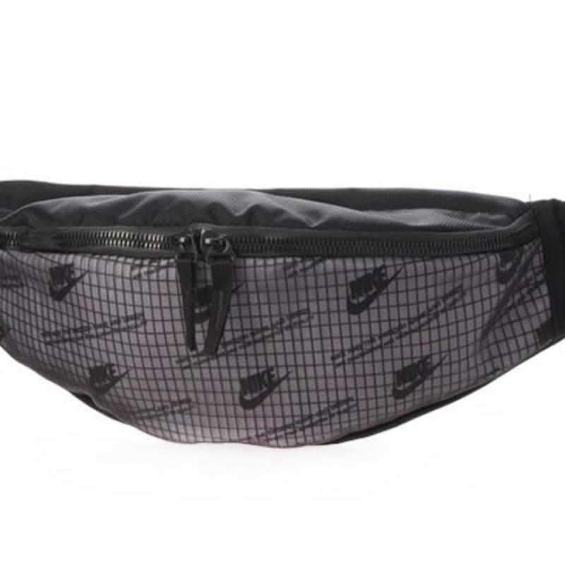 Nike Nylon Fabric Sling Bag Crossbody Bag Fanny Pack Regular Unisex Black Casual CK7446-010