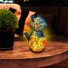 Animal Table Lamp Series,Stained Glass Cat,Dragon,Wolf,Horse,Owl,Dolphin,Turtle,Elephant,Mermaid Table Lamp Night Light