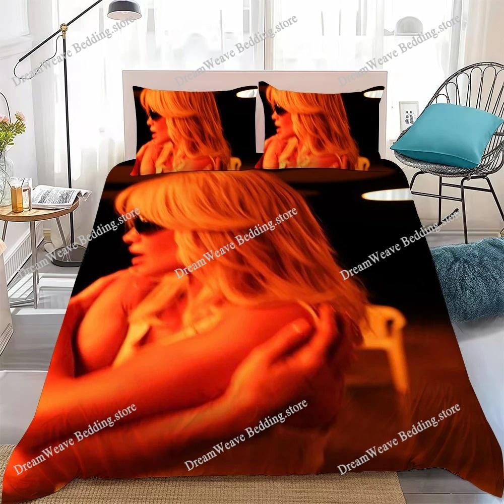 R-Rita Ora Duvet Cover Set Home Style Bedding Soft Laundry Cotton Bed Student Dormitory Gift