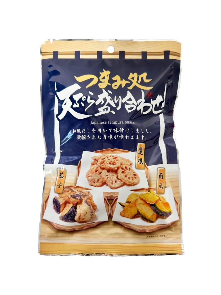 Takuma Foods Tempura Assortment 42g X 12 Pieces (lotus Root, Eggplant, Pumpkin)