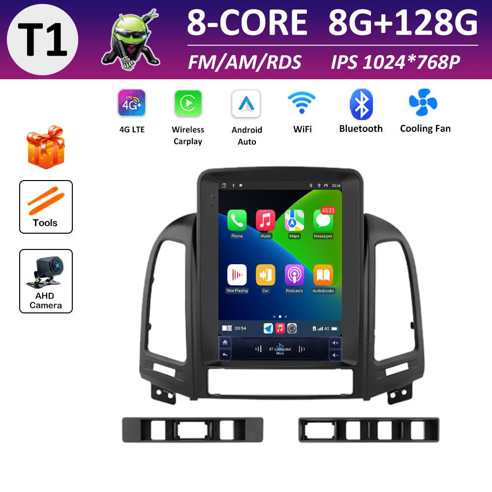 Cooling Fan for Hyundai Santa Fe 2 2006 2007 2008 2009 2010 - 2012 Android Smart System Car Multimedia Video Radio Player WIFI