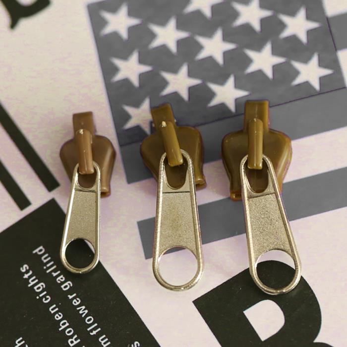 Reißverschluss-Reparaturset - GOTOTOP - 6 Stück - Metall und PVC - Langlebig und leicht