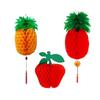 Pineapple Apple Lanterns Hanging Decorations Happy New Year Chinese Cny Fruit