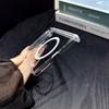 Transparent For HuaWei Pura X Max Phone Case Magnetic Wireless Charger PC Hard Shell Hinge Protective (Only Back Cover)