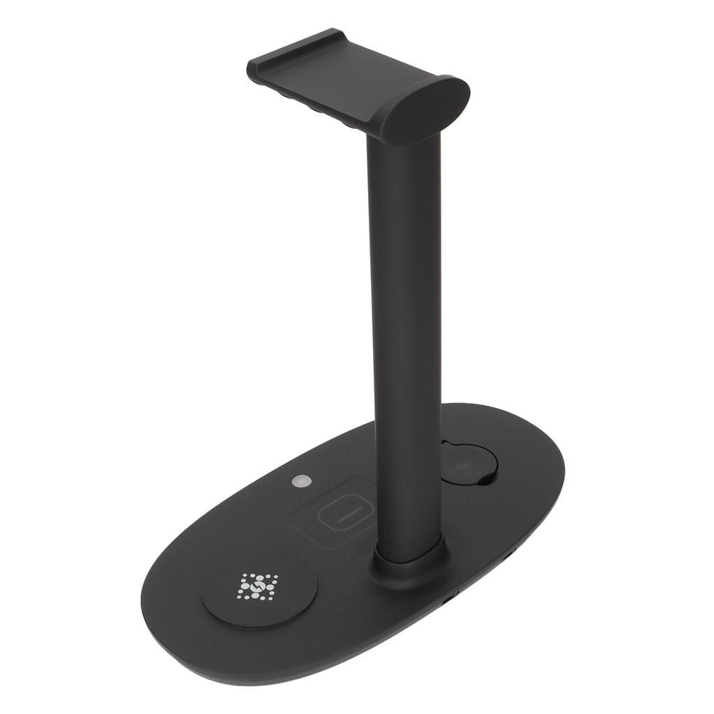4 in 1 Wireless Charger Headphone Stand QI 15W Fast Charge Detachable Stylish Appearance Headphone Charging Hanger