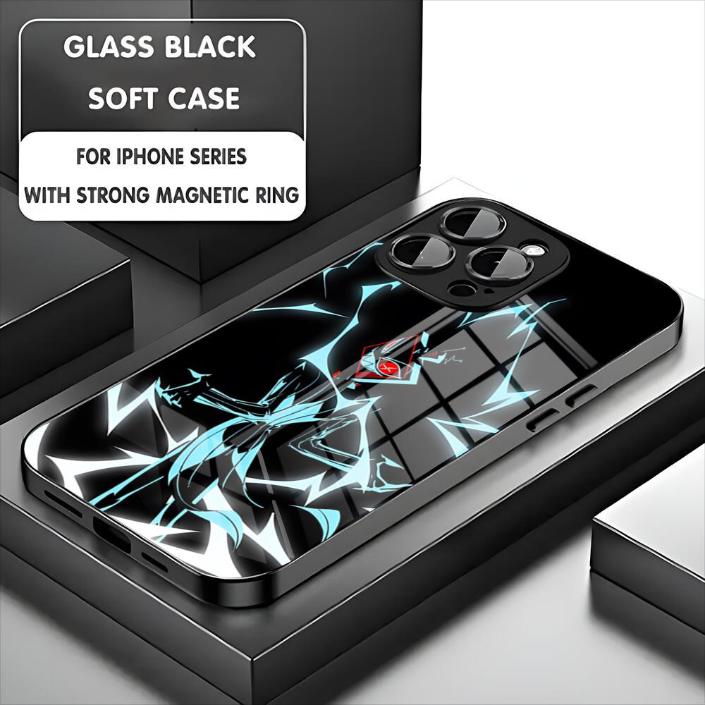 H-Hazbin H-Hotel Phone Case For Iphone 17 16 15 14 13 11 12 Pro Max Mini Plus Magnetic Glass Phone Cover